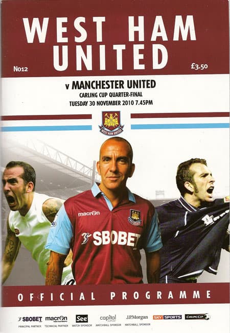 West Ham United FC v Manchester United FC